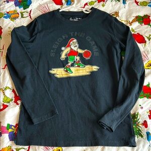 Under Armour Santa Basketball Long Sleeve Shirt